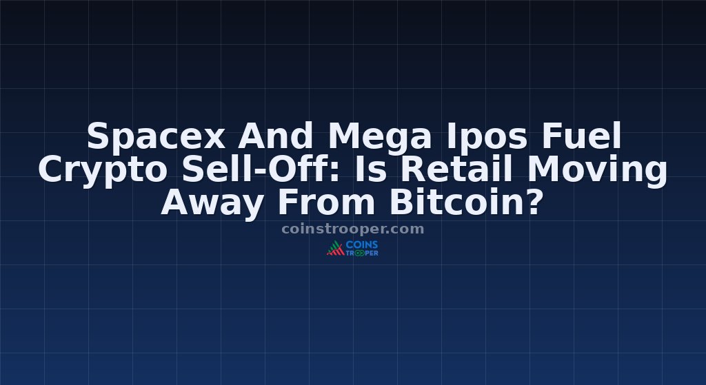 Spacex And Mega Ipos Fuel Crypto Sell-Off: Is Retail Moving Away From Bitcoin?