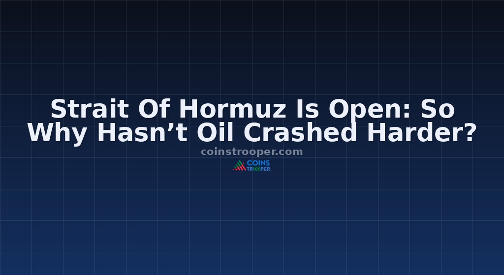 Strait Of Hormuz Is Open: So Why Hasn’t Oil Crashed Harder?