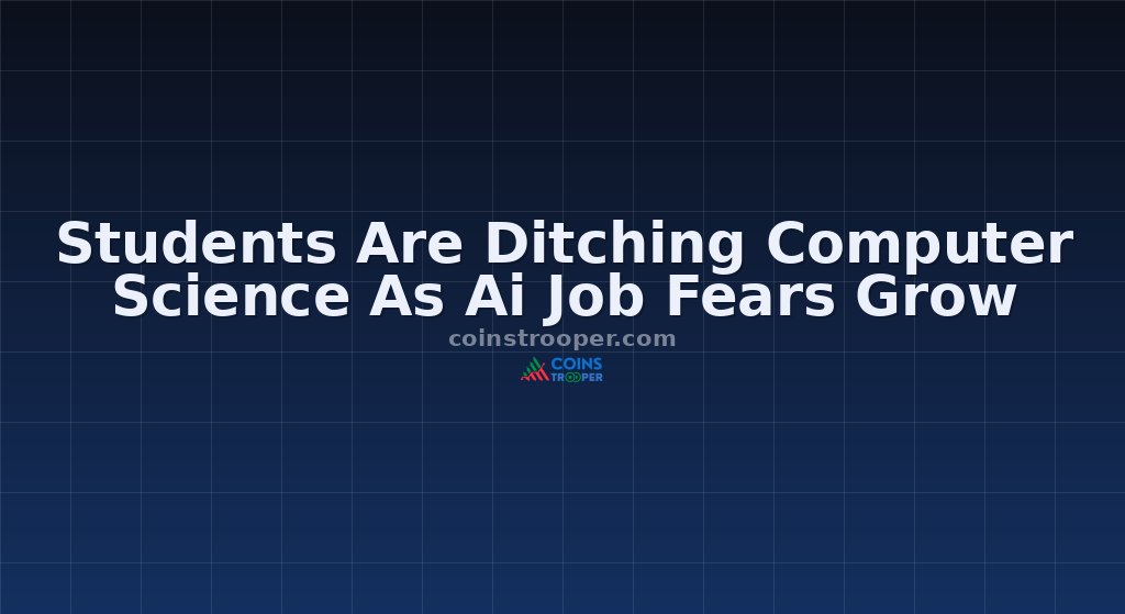 Students Are Ditching Computer Science As Ai Job Fears Grow