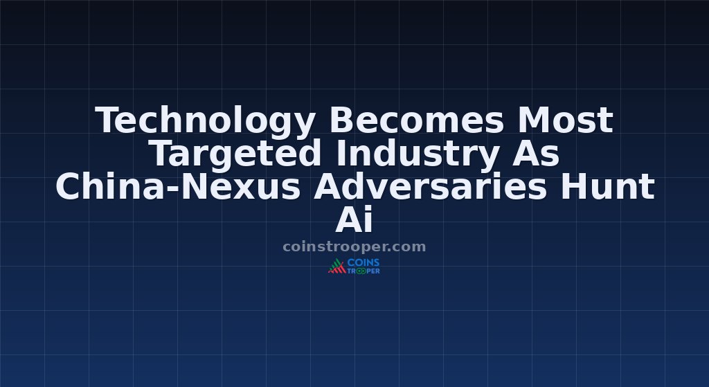 Technology Becomes Most Targeted Industry As China-Nexus Adversaries Hunt Ai