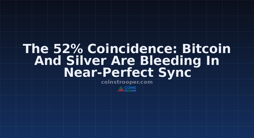 The 52% Coincidence: Bitcoin And Silver Are Bleeding In Near-Perfect Sync
