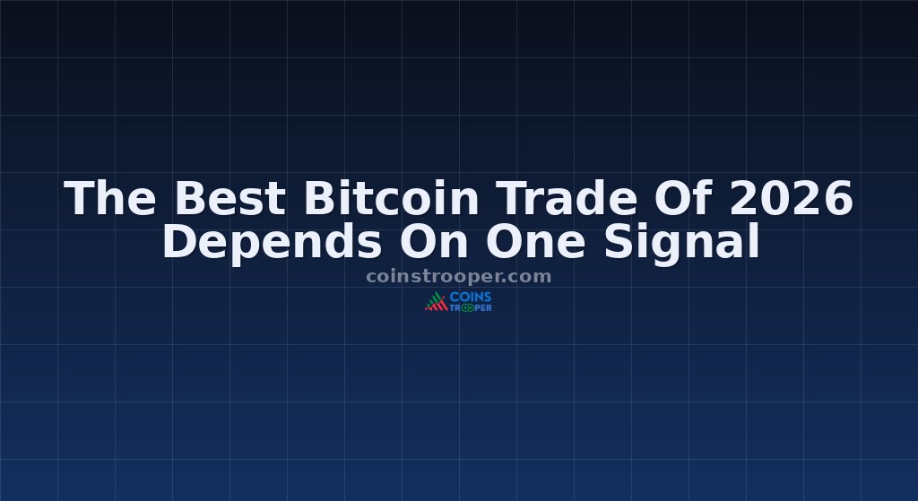 The Best Bitcoin Trade Of 2026 Depends On One Signal