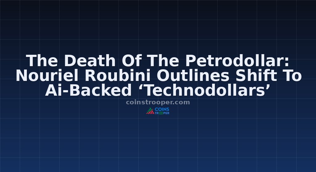 The Death Of The Petrodollar: Nouriel Roubini Outlines Shift To Ai-Backed ‘Technodollars’