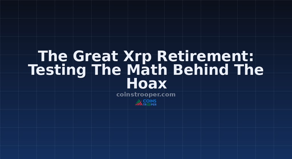 The Great Xrp Retirement: Testing The Math Behind The Hoax