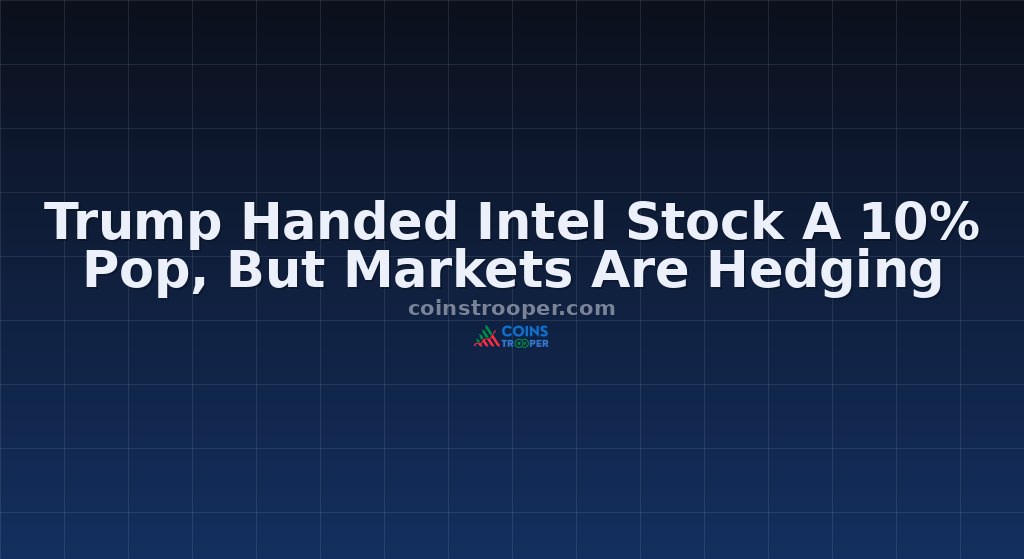 Trump Handed Intel Stock A 10% Pop, But Markets Are Hedging