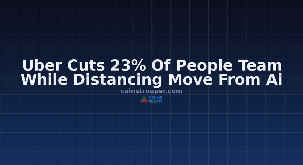 Uber Cuts 23% Of People Team While Distancing Move From Ai