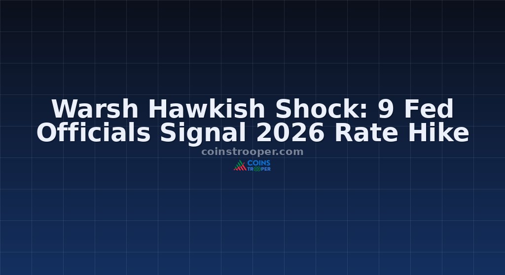 Warsh Hawkish Shock: 9 Fed Officials Signal 2026 Rate Hike