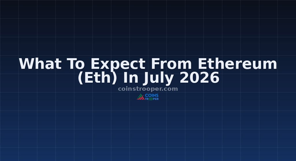 What To Expect From Ethereum (Eth) In July 2026