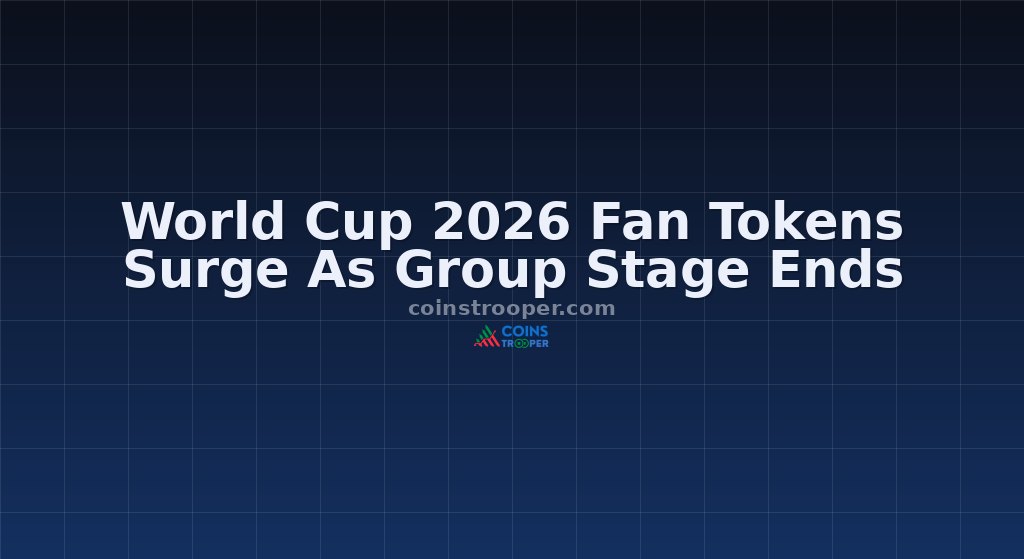 World Cup 2026 Fan Tokens Surge As Group Stage Ends