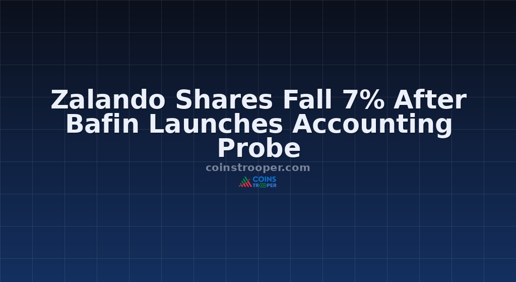 Zalando Shares Fall 7% After Bafin Launches Accounting Probe