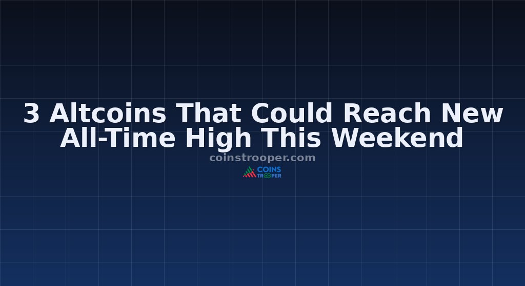 3 Altcoins That Could Reach New All-Time High This Weekend