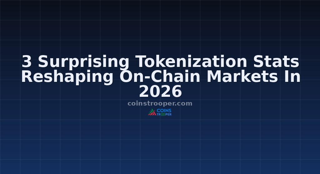 3 Surprising Tokenization Stats Reshaping On-Chain Markets In 2026