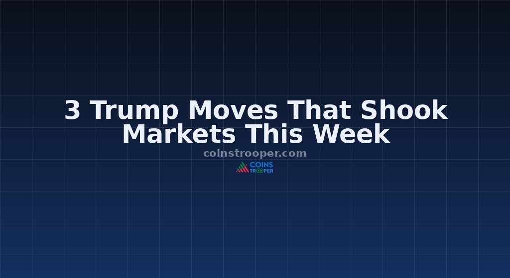 3 Trump Moves That Shook Markets This Week