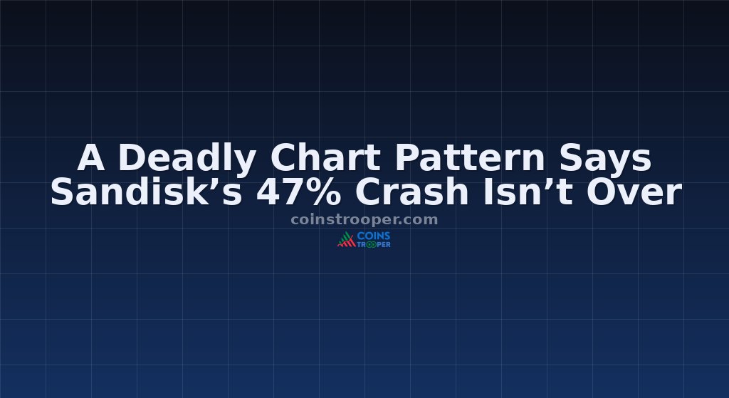 A Deadly Chart Pattern Says Sandisk’s 47% Crash Isn’t Over