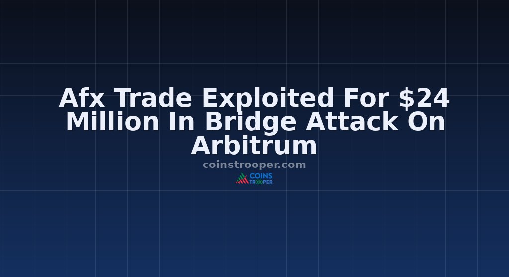 Afx Trade Exploited For $24 Million In Bridge Attack On Arbitrum