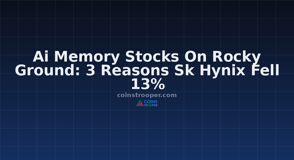 Ai Memory Stocks On Rocky Ground: 3 Reasons Sk Hynix Fell 13%