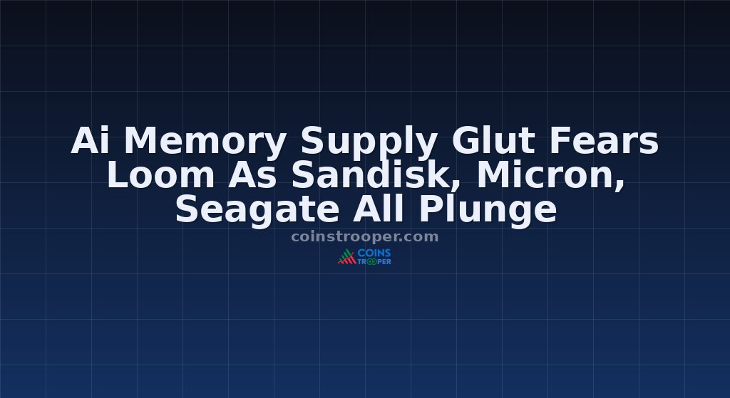 Ai Memory Supply Glut Fears Loom As Sandisk, Micron, Seagate All Plunge