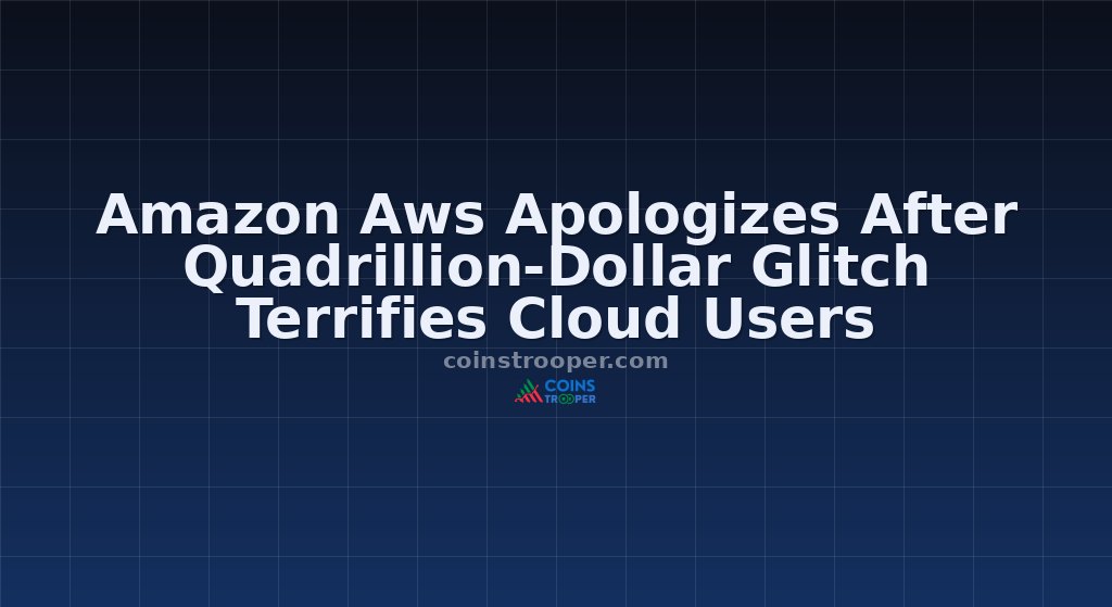 Amazon Aws Apologizes After Quadrillion-Dollar Glitch Terrifies Cloud Users