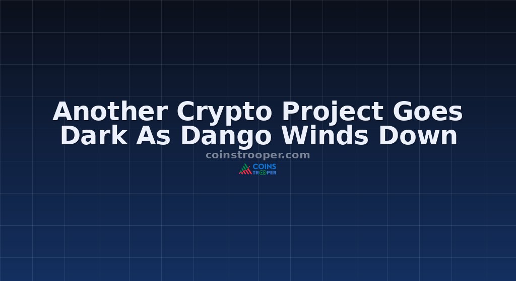 Another Crypto Project Goes Dark As Dango Winds Down