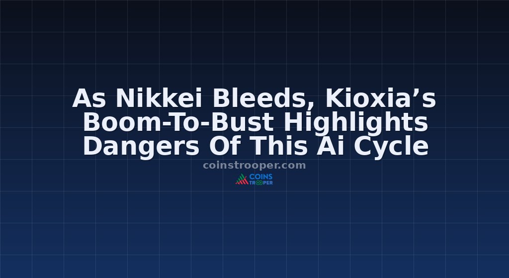 As Nikkei Bleeds, Kioxia’s Boom-To-Bust Highlights Dangers Of This Ai Cycle