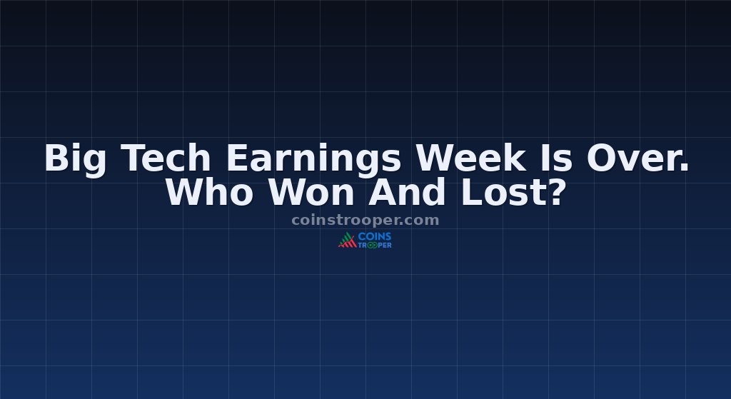 Big Tech Earnings Week Is Over. Who Won And Lost?