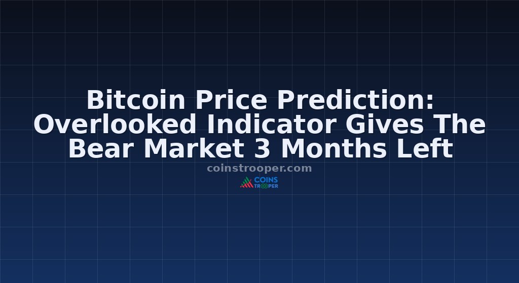 Bitcoin Price Prediction: Overlooked Indicator Gives The Bear Market 3 Months Left