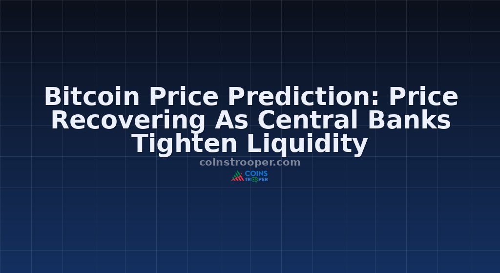 Bitcoin Price Prediction: Price Recovering As Central Banks Tighten Liquidity