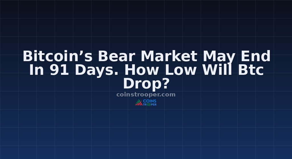 Bitcoin’s Bear Market May End In 91 Days. How Low Will Btc Drop?
