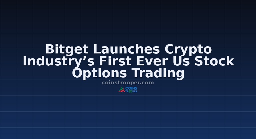 Bitget Launches Crypto Industry’s First Ever Us Stock Options Trading