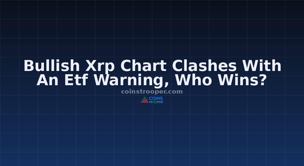 Bullish Xrp Chart Clashes With An Etf Warning, Who Wins?