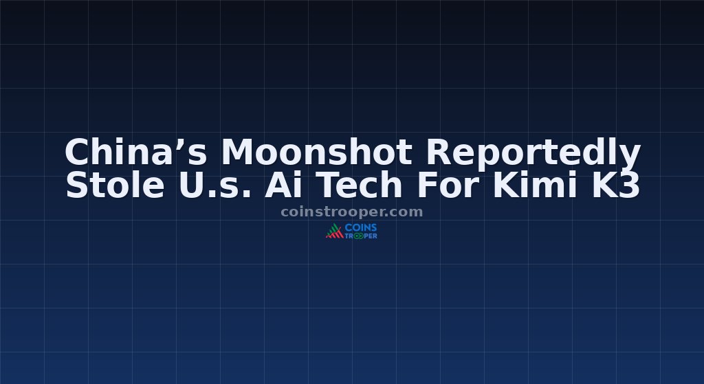 China’s Moonshot Reportedly Stole U.s. Ai Tech For Kimi K3