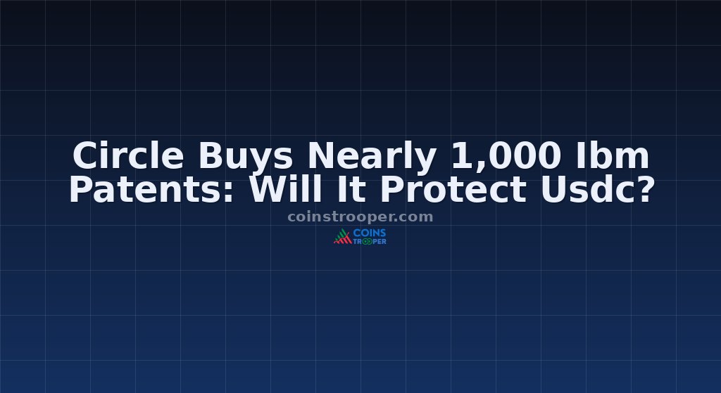 Circle Buys Nearly 1,000 Ibm Patents: Will It Protect Usdc?