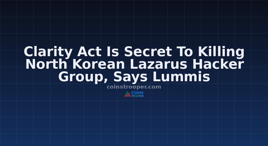 Clarity Act Is Secret To Killing North Korean Lazarus Hacker Group, Says Lummis