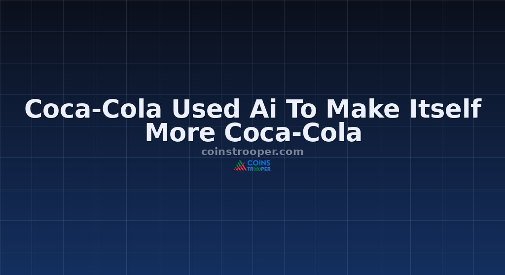 Coca-Cola Used Ai To Make Itself More Coca-Cola