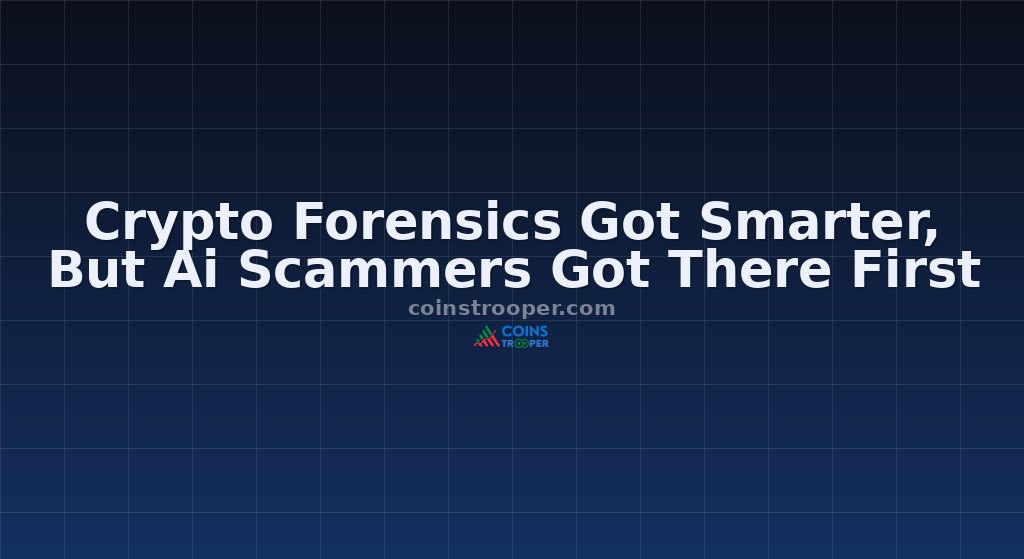 Crypto Forensics Got Smarter, But Ai Scammers Got There First