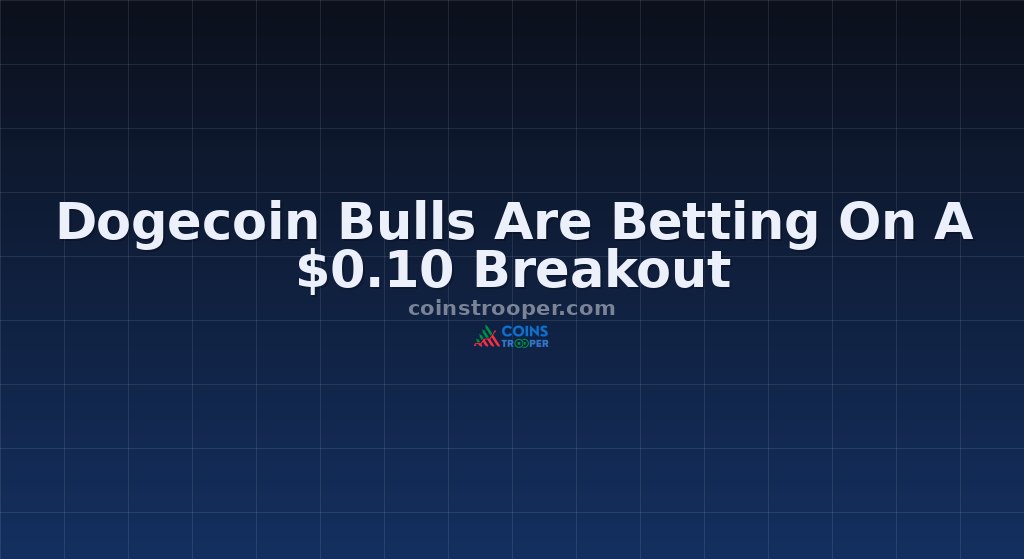 Dogecoin Bulls Are Betting On A $0.10 Breakout