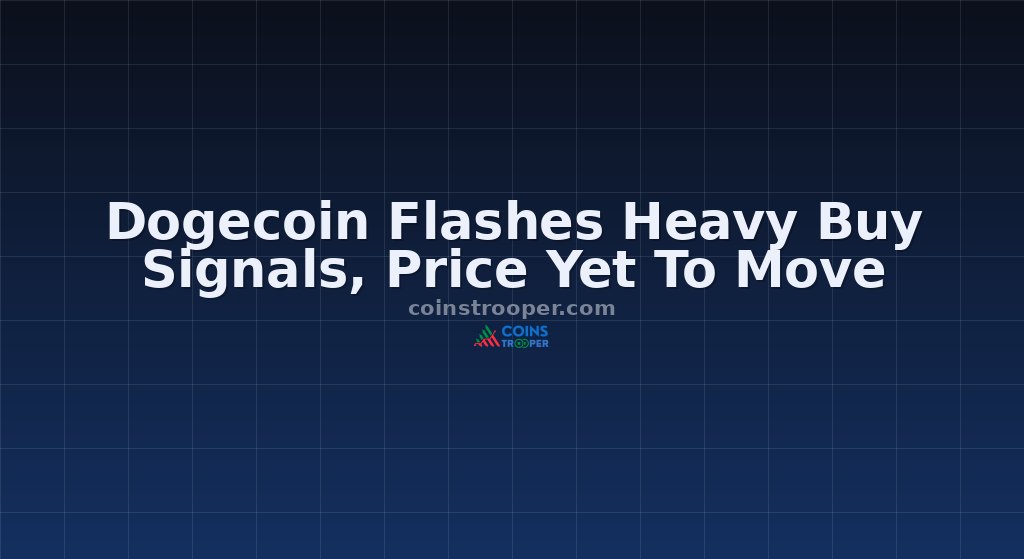 Dogecoin Flashes Heavy Buy Signals, Price Yet To Move