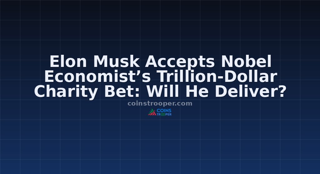 Elon Musk Accepts Nobel Economist’s Trillion-Dollar Charity Bet: Will He Deliver?