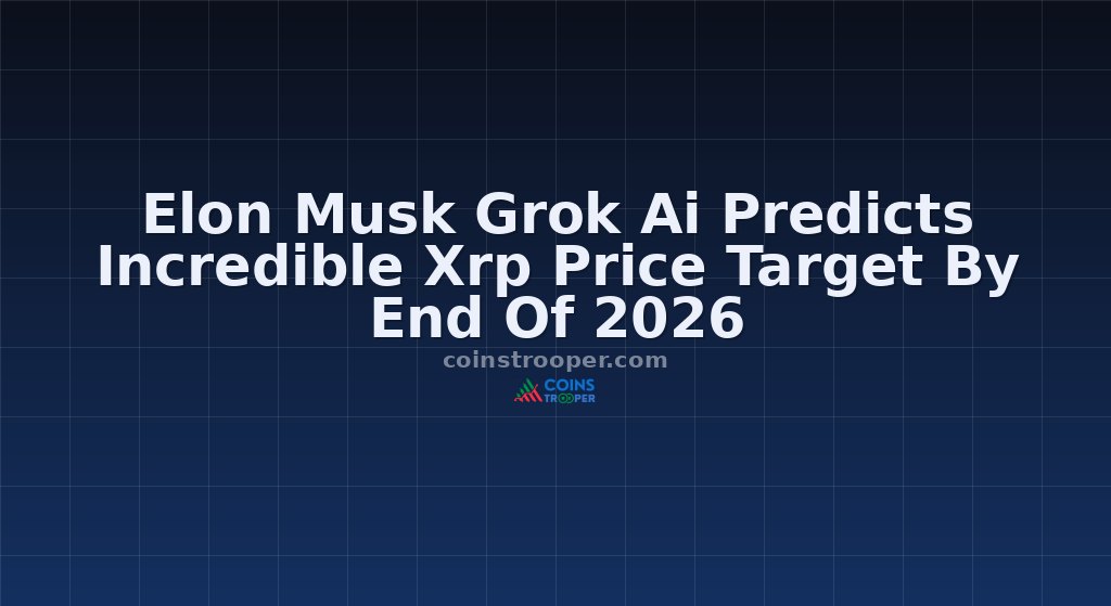Elon Musk Grok Ai Predicts Incredible Xrp Price Target By End Of 2026