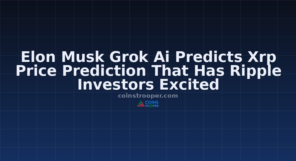 Elon Musk Grok Ai Predicts Xrp Price Prediction That Has Ripple Investors Excited