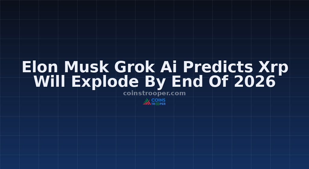 Elon Musk Grok Ai Predicts Xrp Will Explode By End Of 2026