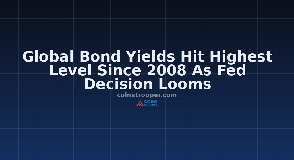 Global Bond Yields Hit Highest Level Since 2008 As Fed Decision Looms