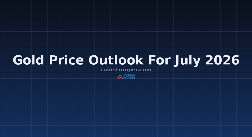 Gold Price Outlook For July 2026