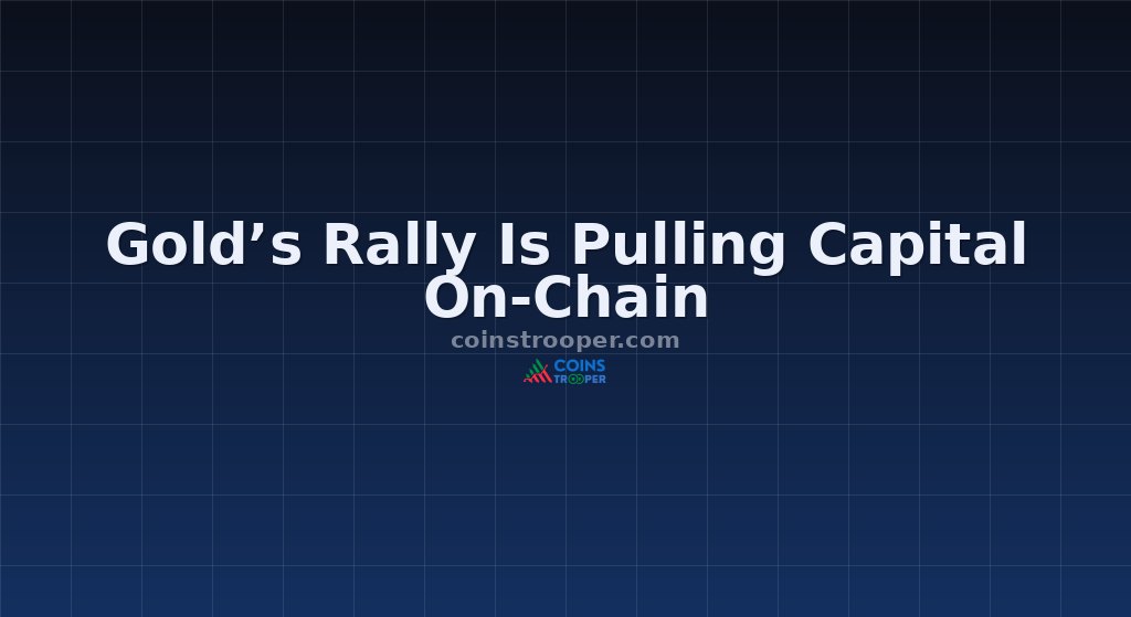 Gold’s Rally Is Pulling Capital On-Chain