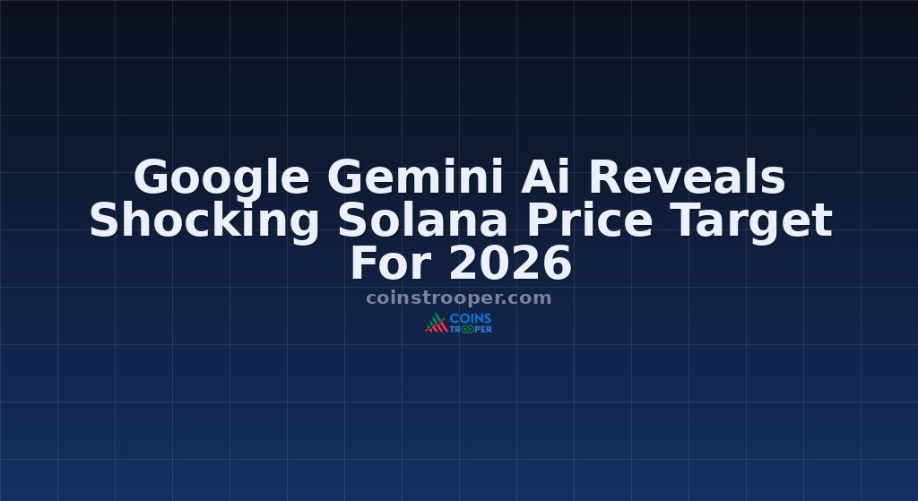 Google Gemini Ai Reveals Shocking Solana Price Target For 2026