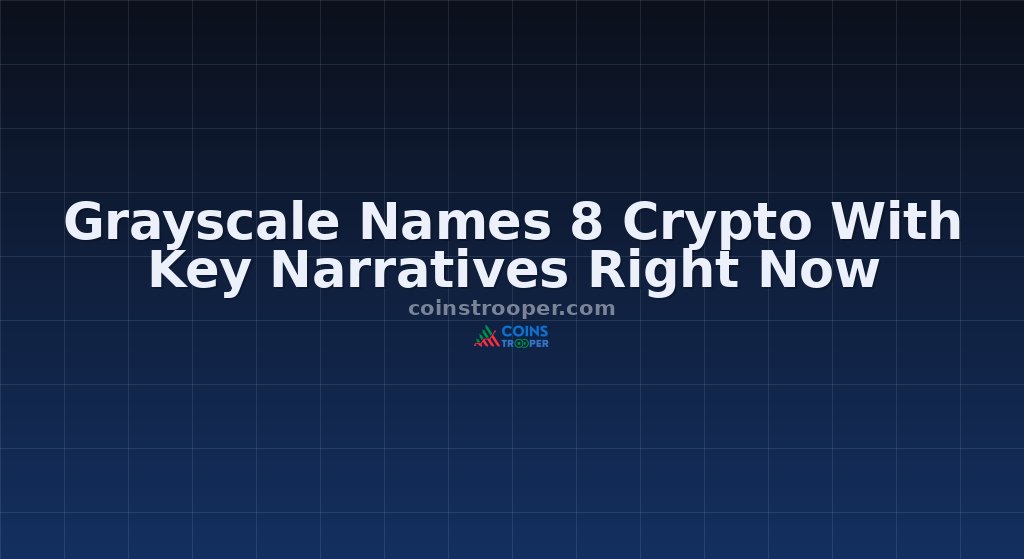 Grayscale Names 8 Crypto With Key Narratives Right Now