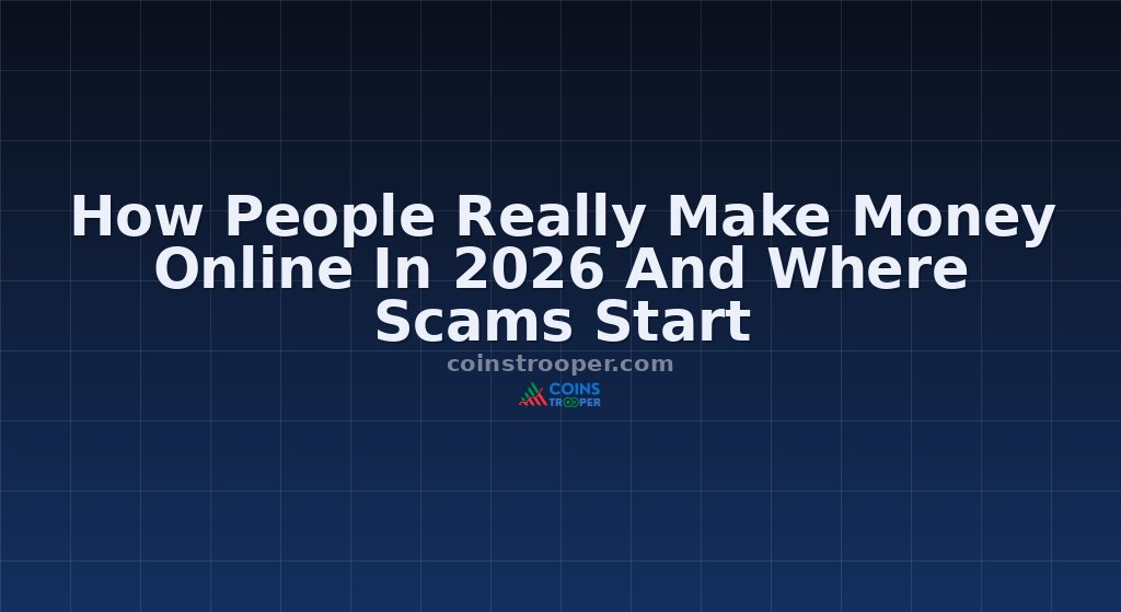 How People Really Make Money Online In 2026 And Where Scams Start