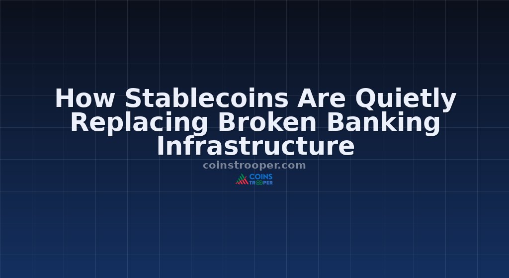 How Stablecoins Are Quietly Replacing Broken Banking Infrastructure