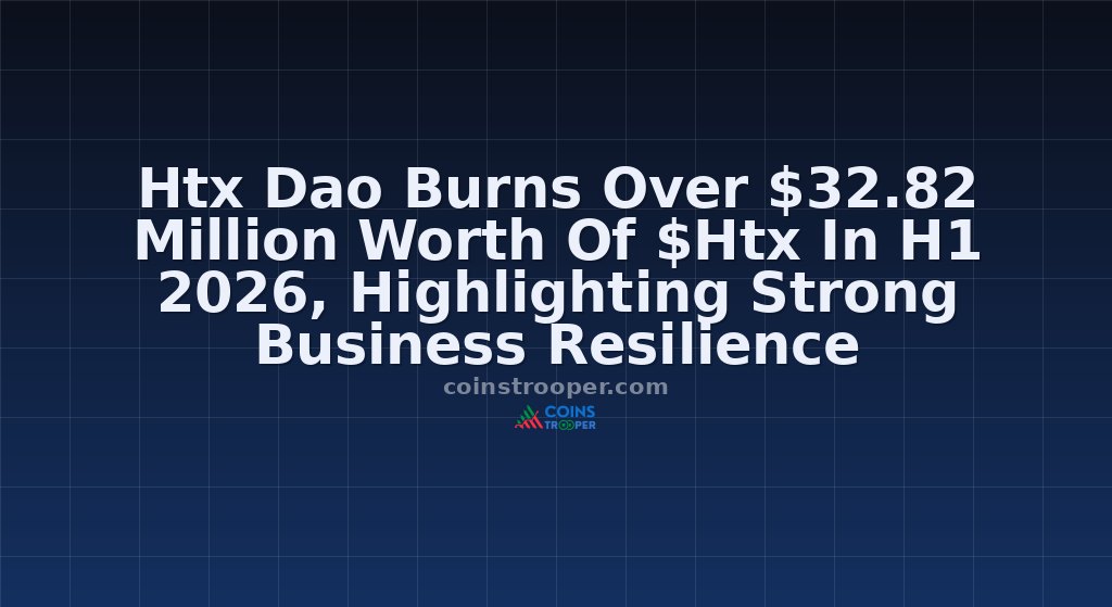 Htx Dao Burns Over $32.82 Million Worth Of $Htx In H1 2026, Highlighting Strong Business Resilience