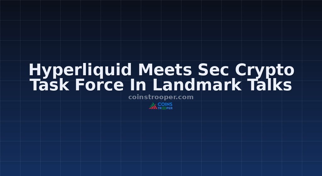 Hyperliquid Meets Sec Crypto Task Force In Landmark Talks